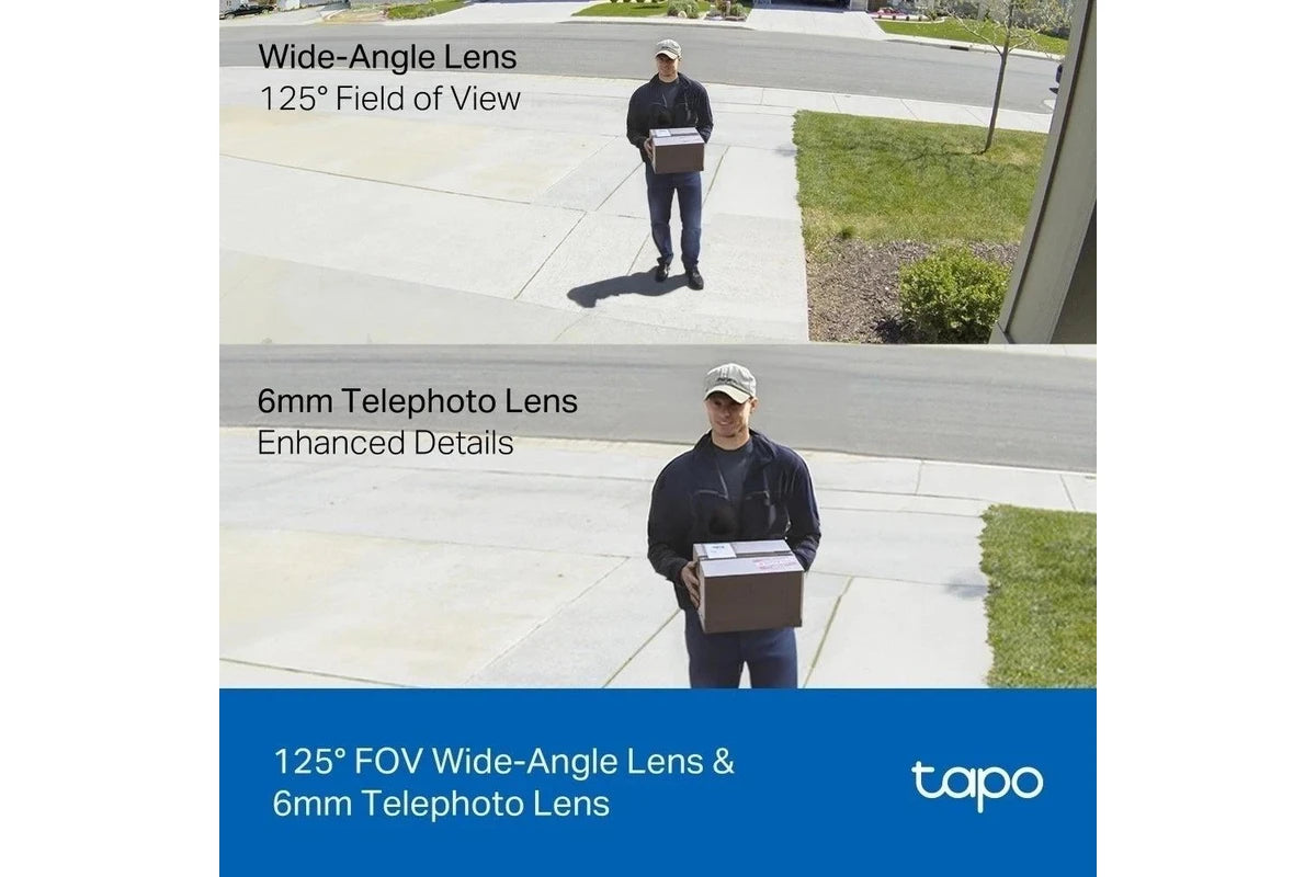 TP-Link Tapo Indoor/Outdoor Dual Lens Pan/Tilt Security Camera - TC34