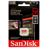 SanDisk 128GB Extreme microSDXC Memory Card C10 U3 V30 A2 UHS-I | SDSQXAA-128G-GN6MN