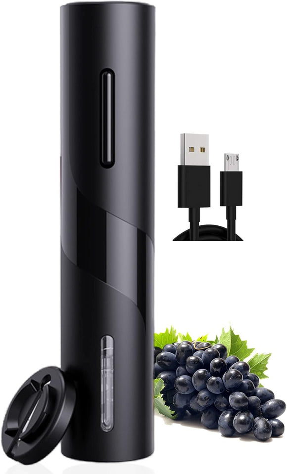 Rechargeable Electric Wine Opener | Black