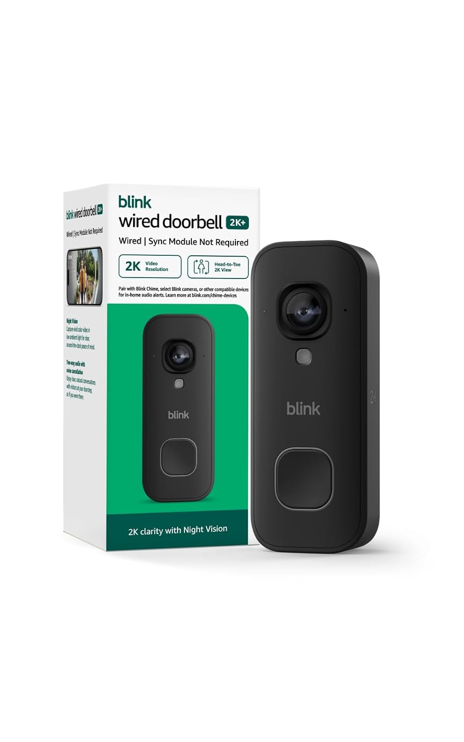 Blink Hardwired Operated Doorbell 2K+ Head-to-Toe