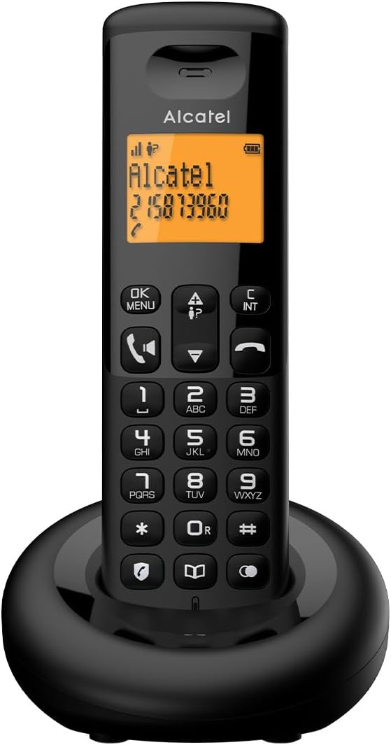 Alcatel E260 Black - DECT Cordless Phone