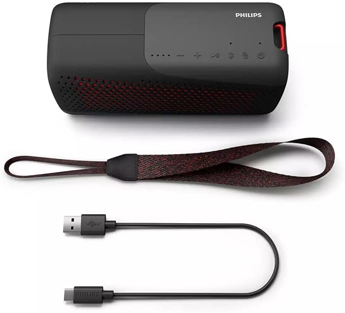 Altavoz inalámbrico Bluetooth resistente al agua de Philips