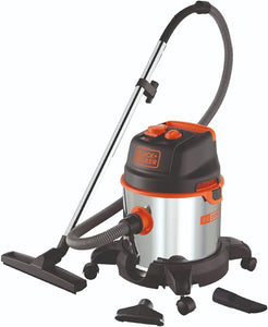 Black-Decker 20L 1.4KW Wet Dry Vacuum 18KPA Stainless Steel | BXVC20XTE