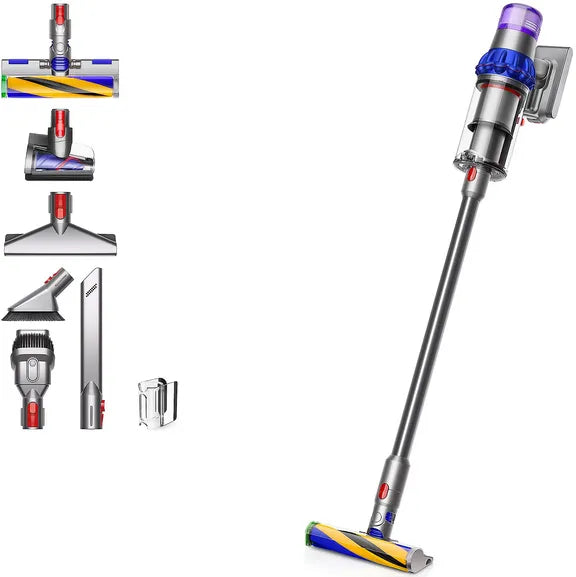 Dyson V15 Detect Fluffy Cordless Vacuum Cleaner - Blue/Nickel
