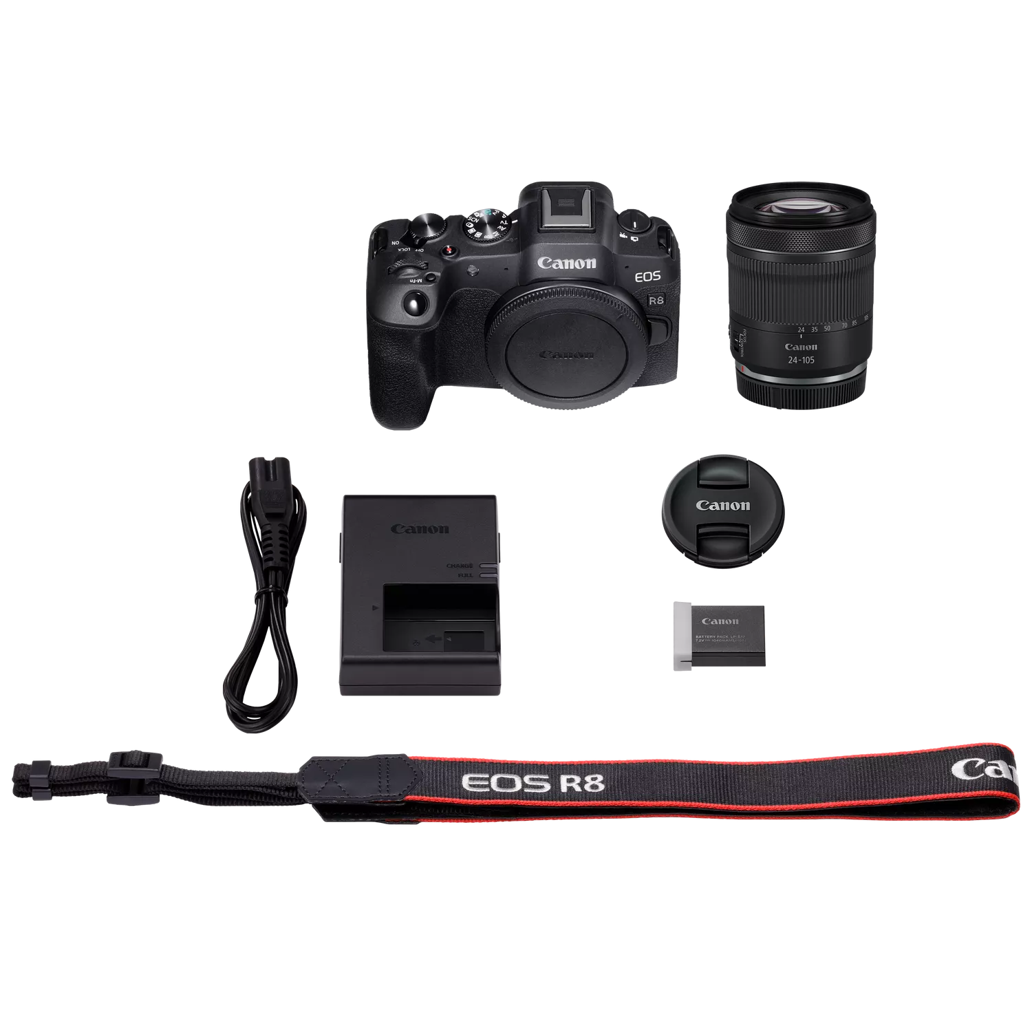 Canon EOS R8 Camera Body + RF 24-105mm F4-7.1 IS STM lens Kit