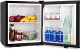 Obregozo Mini Fridge With Interior LED Light - Black | NVE4700