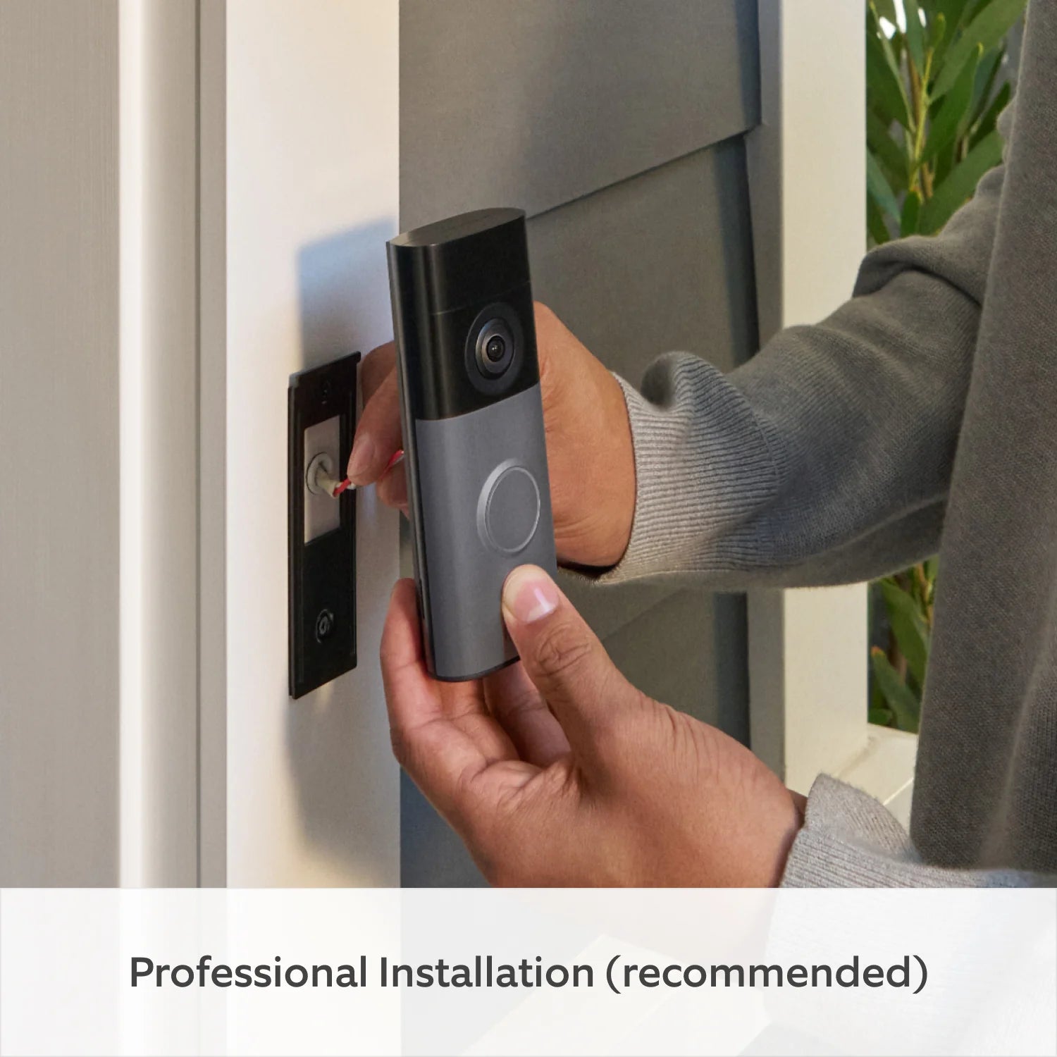Ring Battery Retinal 2K Video Doorbell (Newest Gen) - Speckled Grey
