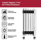 Black+Decker 1.5KW Digital Oil Filled Radiator | BXRA43011GB