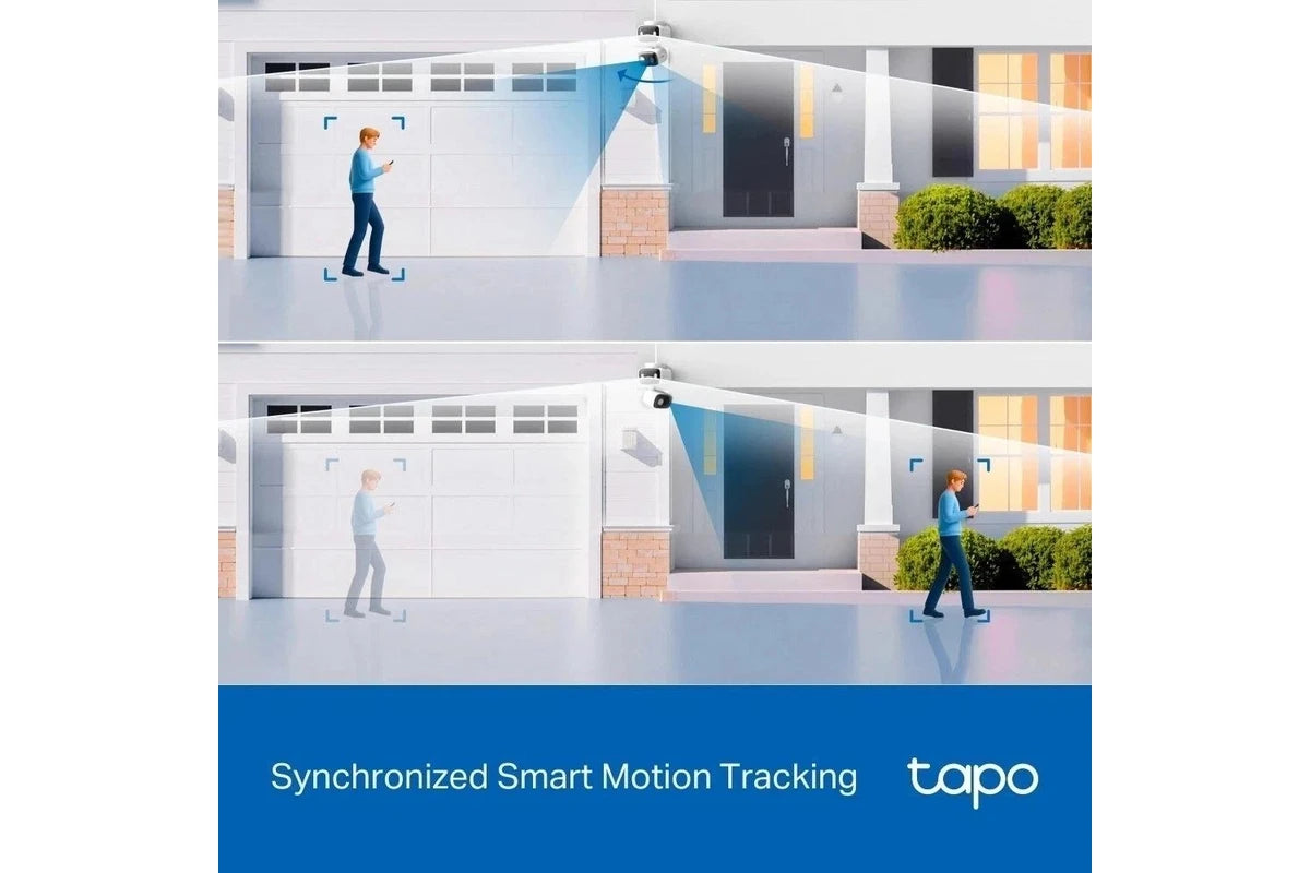TP-Link Tapo Indoor/Outdoor Dual Lens Pan/Tilt Security Camera - TC34