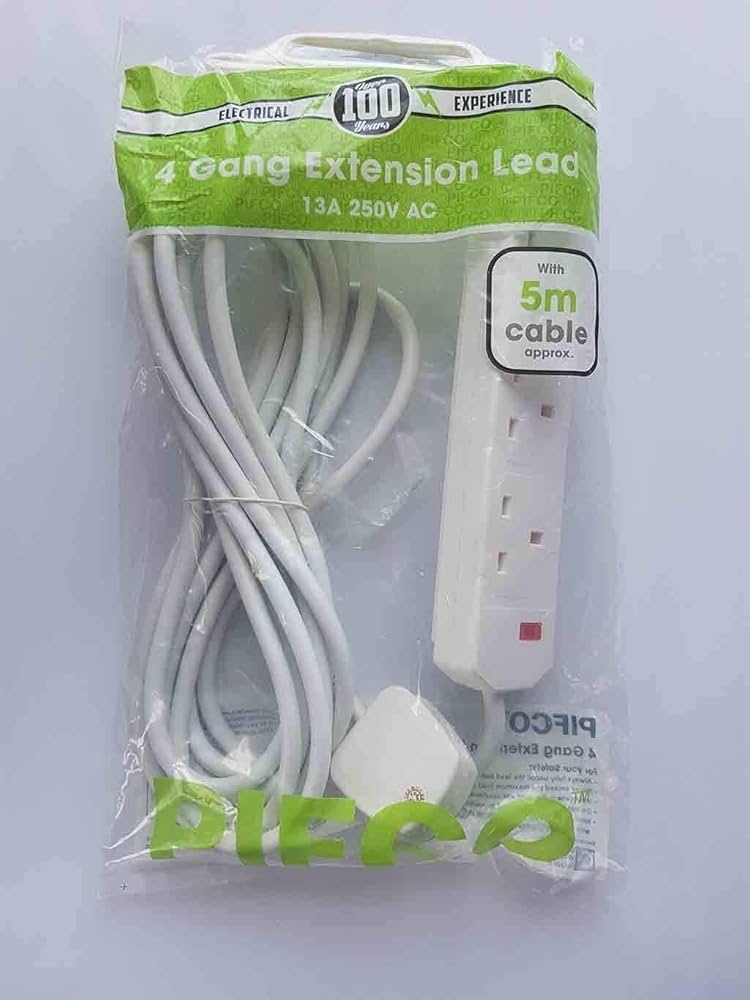 DAEWOO 4 Gang, 5 Metre Extension Cable