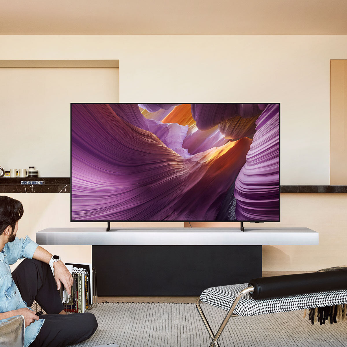 Samsung 77" S85F OLED 4K Smart AI TV - TQ77S85FAEXXC