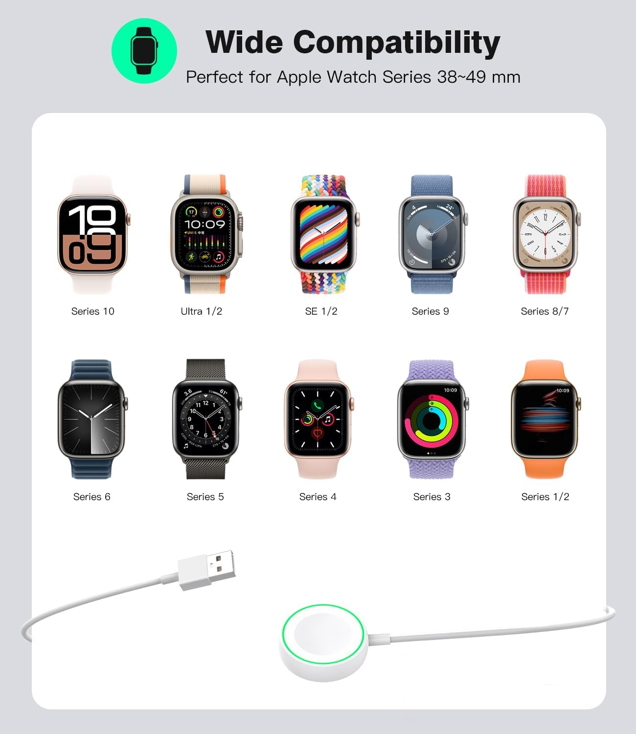 Yootech Magnetic Charging Station for Apple Watch