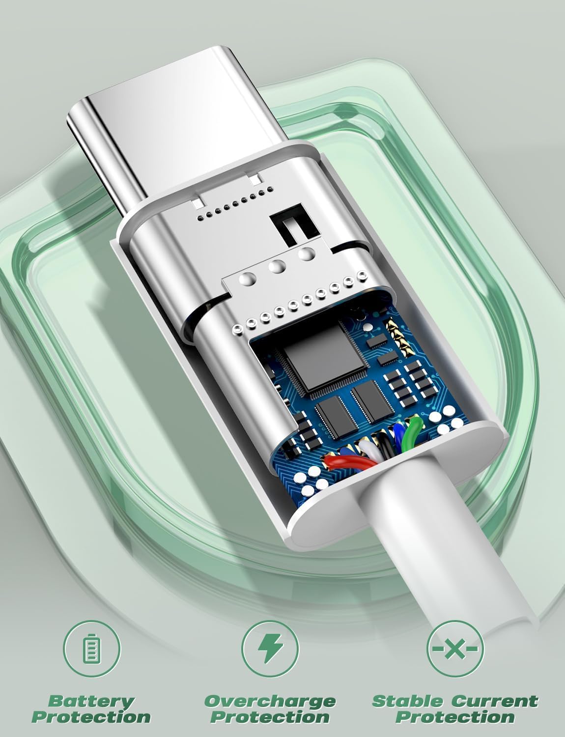 Amasuki 2 Pack USB C Magnetic Charger To iWatch