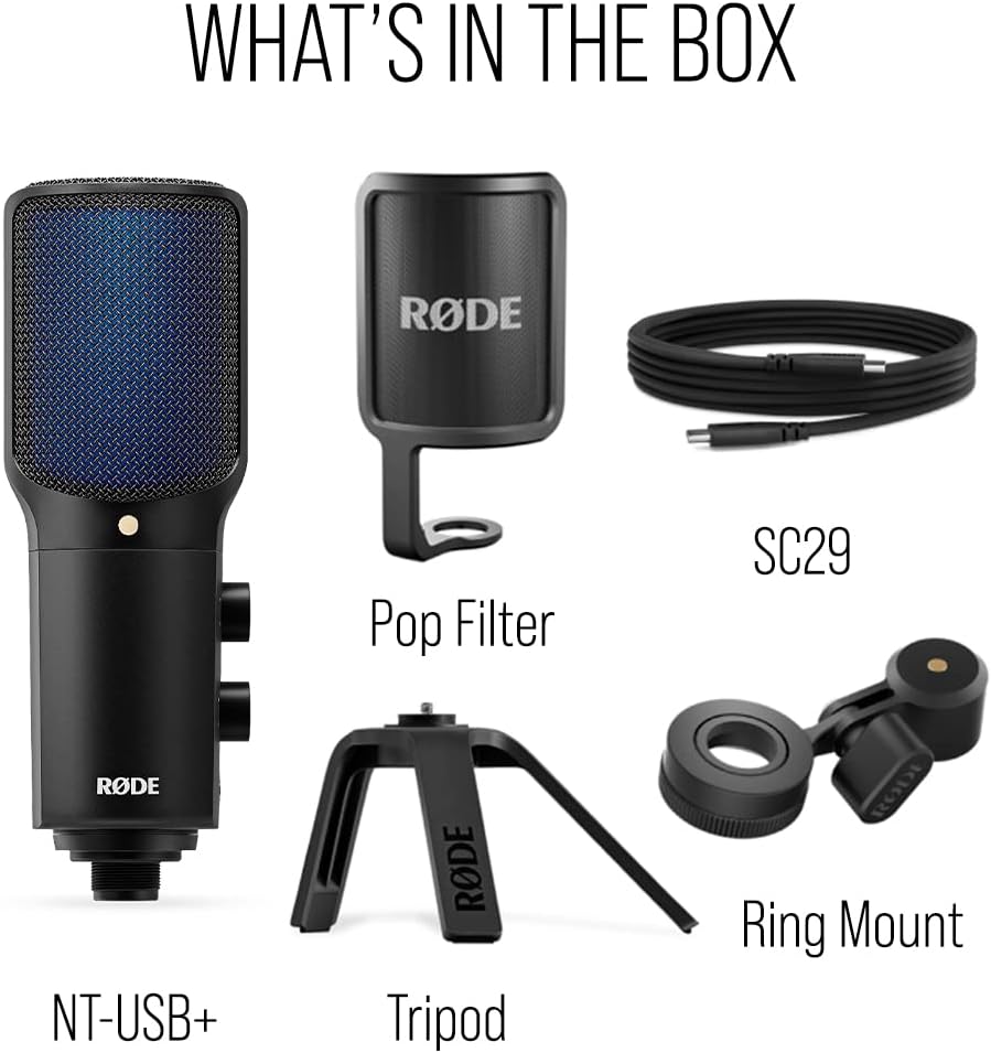 Rode NT-USB+ Professional USB Microphone - NTUSB+