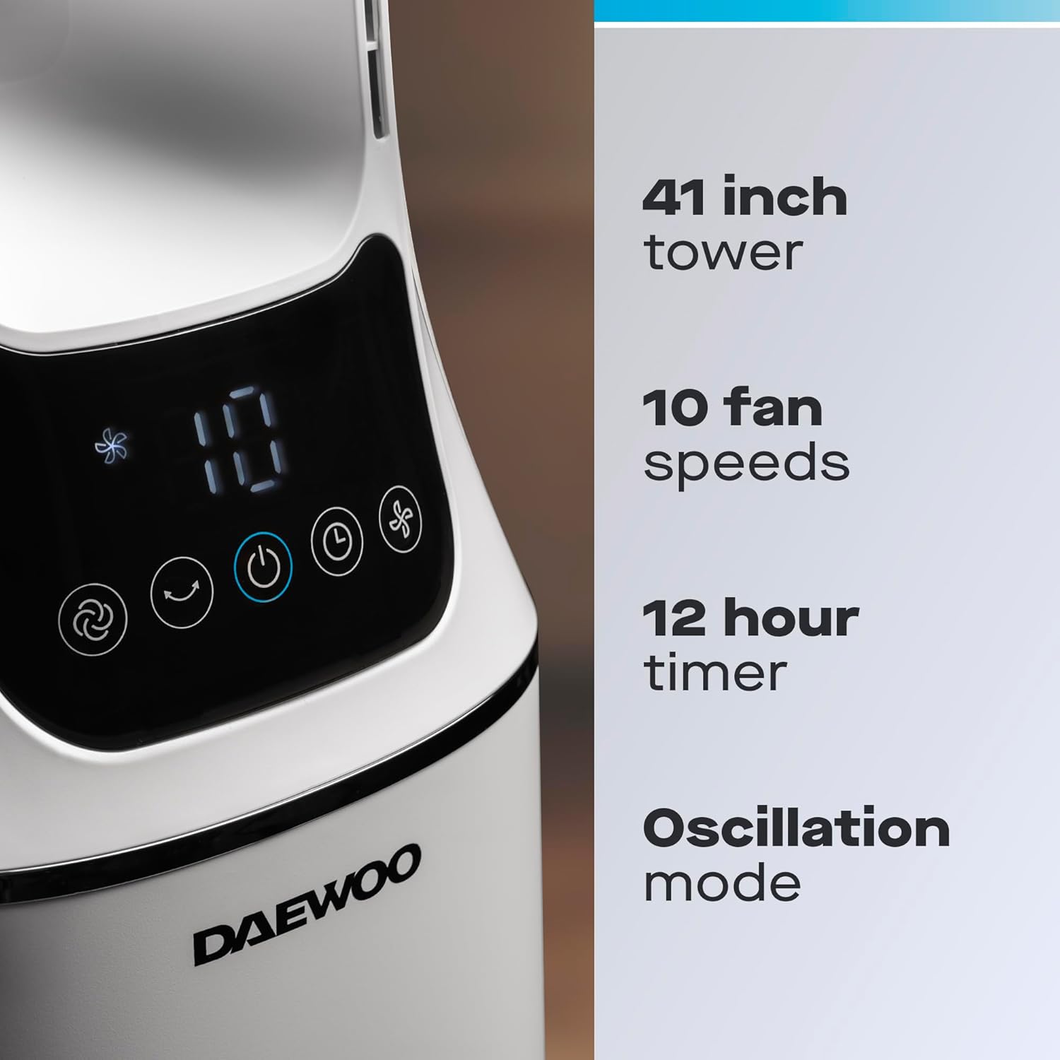 Daewoo 2-in-1 Bladeless Cooling Fan & Air Purifier