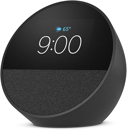 Amazon Echo Spot Smart Alarm Clock with Alexa - 2024