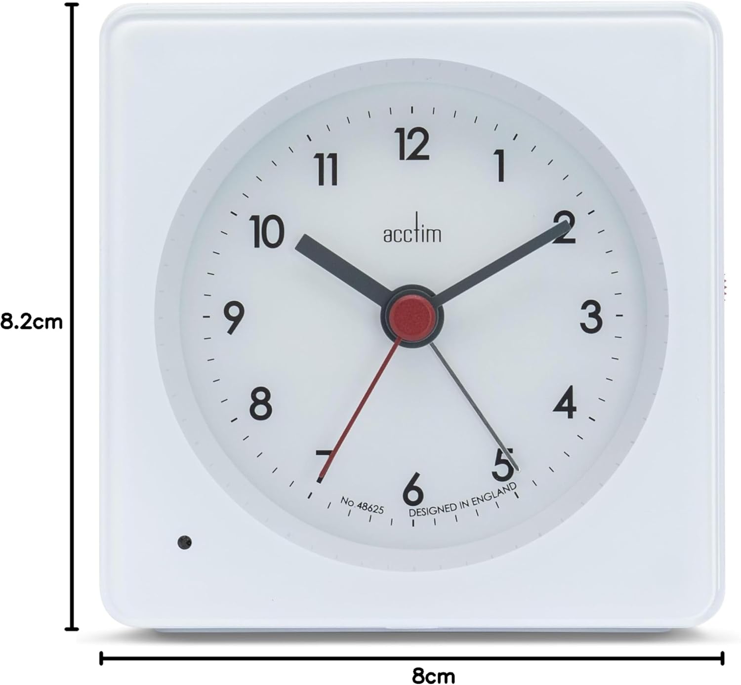Acctim Barber Analogue Alarm Clock Smartlite® Crescendo Easy Set Alarm