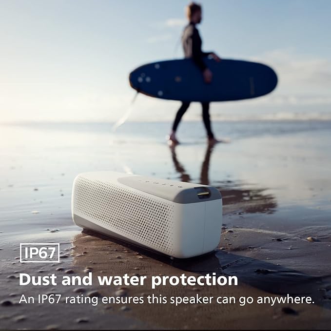 Altavoz inalámbrico Bluetooth resistente al agua de Philips