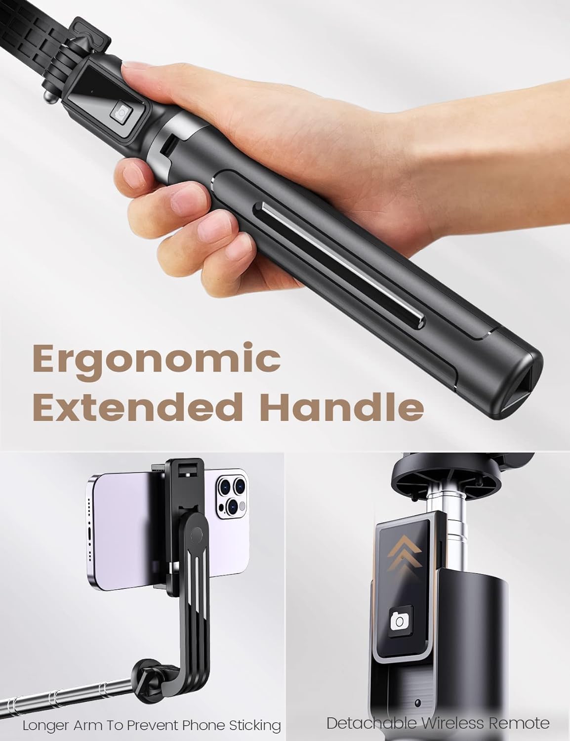 Anxre Selfie stick with reinforced Tripod - 50