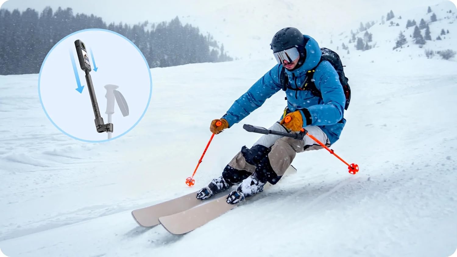 Insta360 Ski Pole Mount - CINSBAVQ