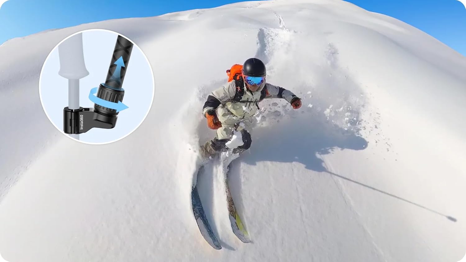 Insta360 Ski Pole Mount - CINSBAVQ