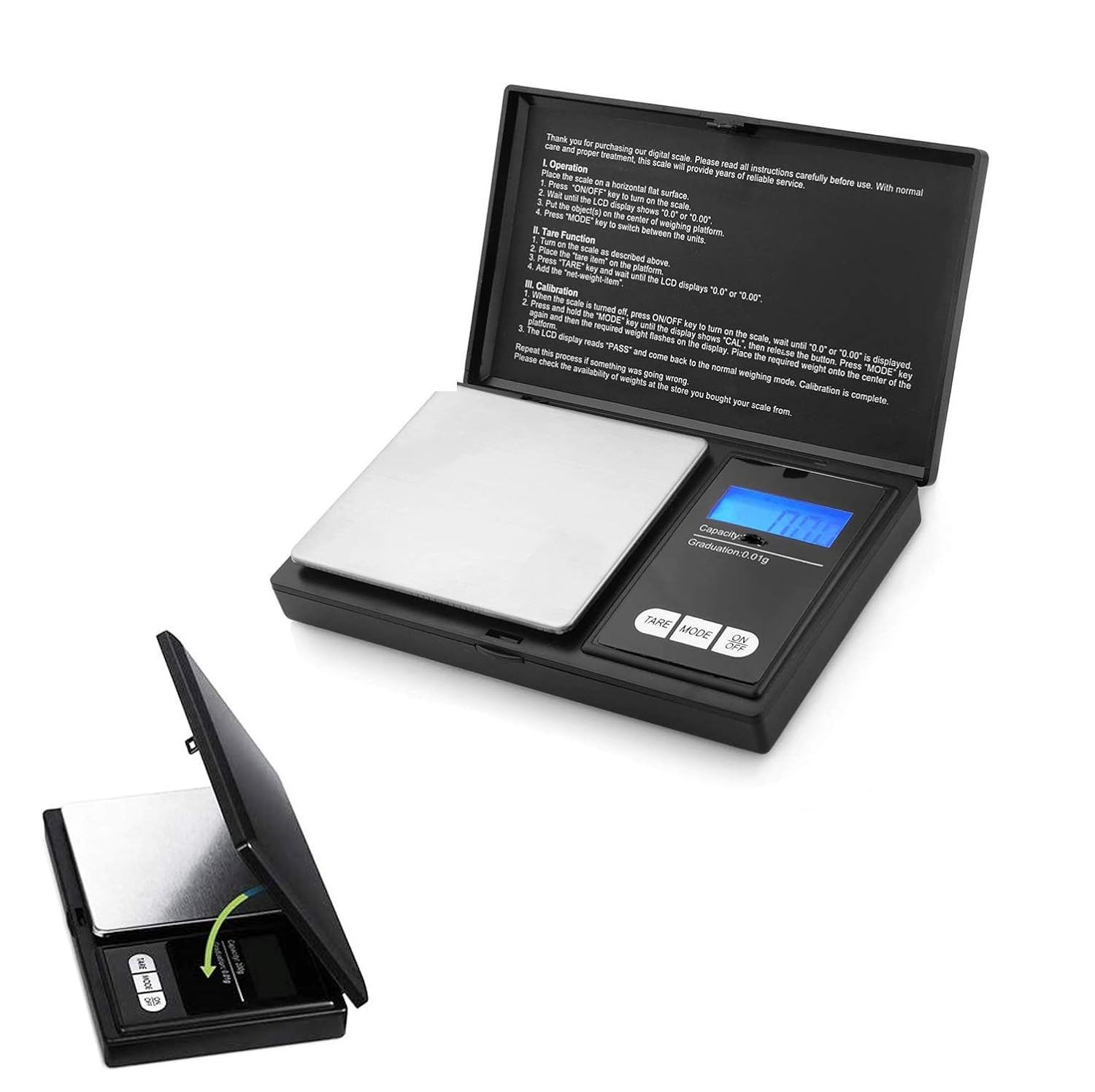 New Horizon Digital Pocket Scales 0.01g x 500g