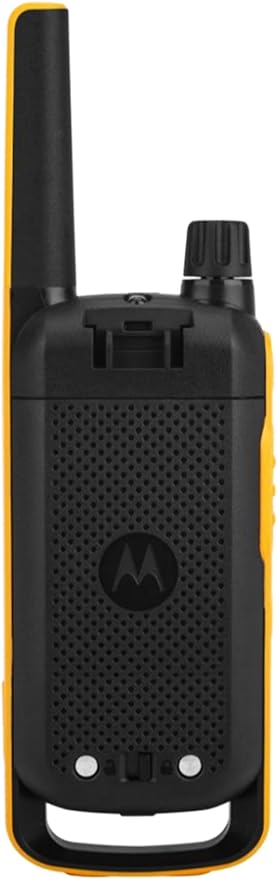 Motorola Talkabout T82 Extreme - Walkie-talkie bidireccional (paquete de dos) - Amarillo/Negro