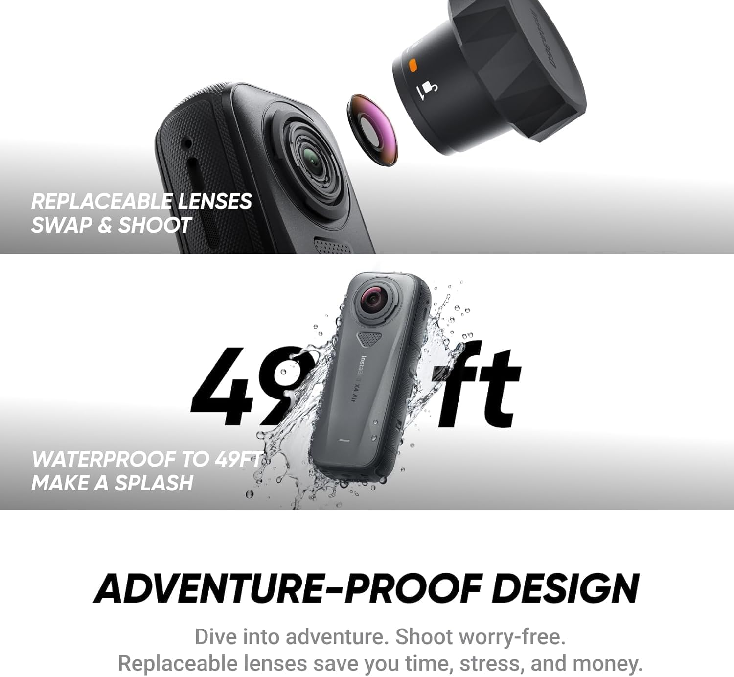 Insta360 X4 Air Starter Bundle - Black