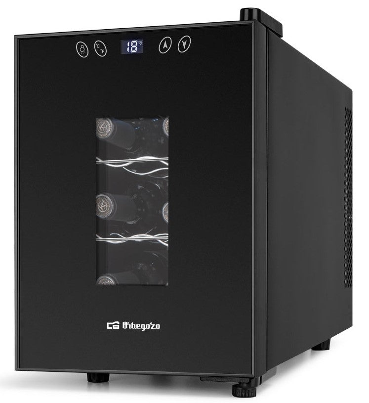 Orbegozo Wine Cellar with Interior LED lights - 6 bottles - VT630