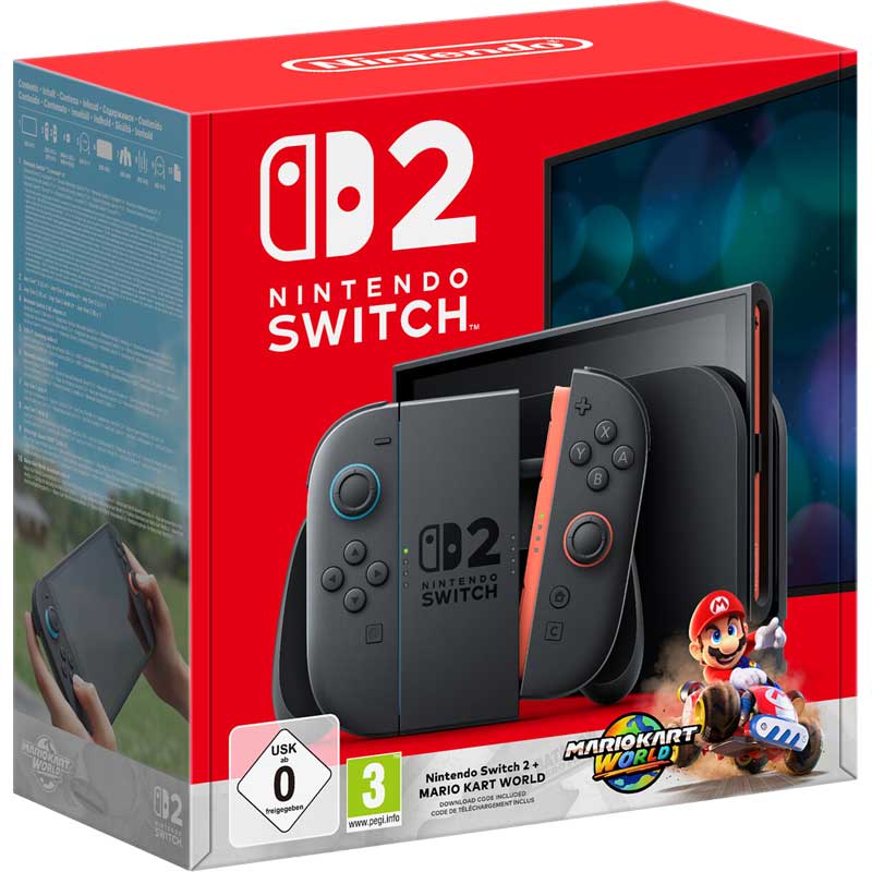 Nintendo Switch 2 Console + Mario Kart World Bundle