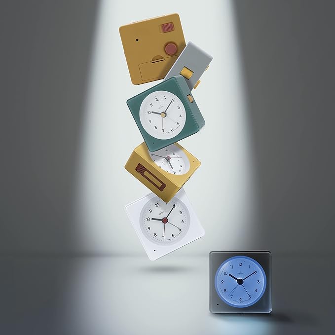 Acctim Barber Analogue Alarm Clock Smartlite® Crescendo Easy Set Alarm