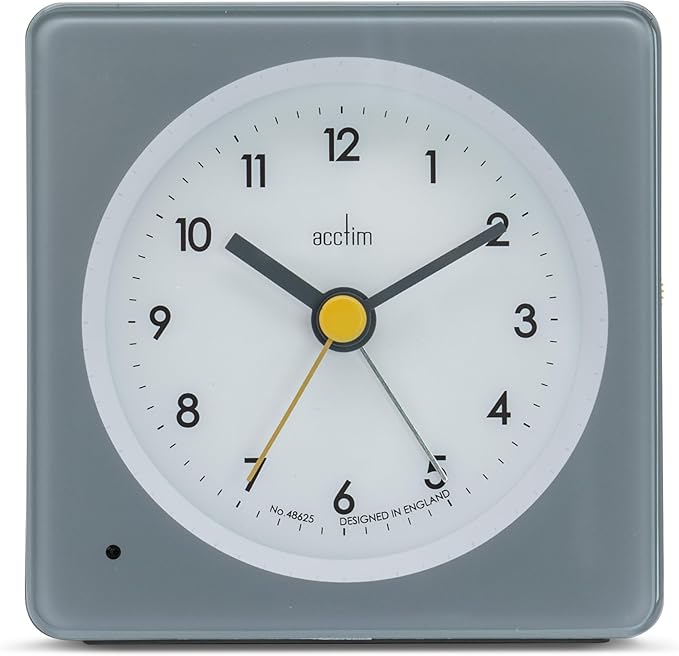 Acctim Barber Analogue Alarm Clock Smartlite® Crescendo Easy Set Alarm