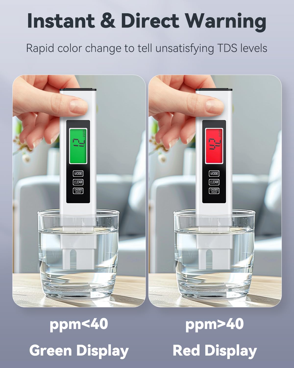 Pawfly 3 in 1 TDS Meter Digital Water Tester