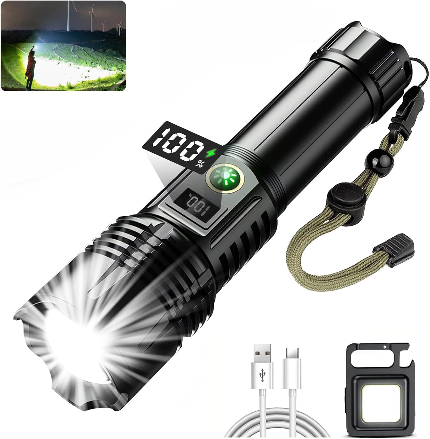 Multifunctional Rechargeable Flashlight - W501
