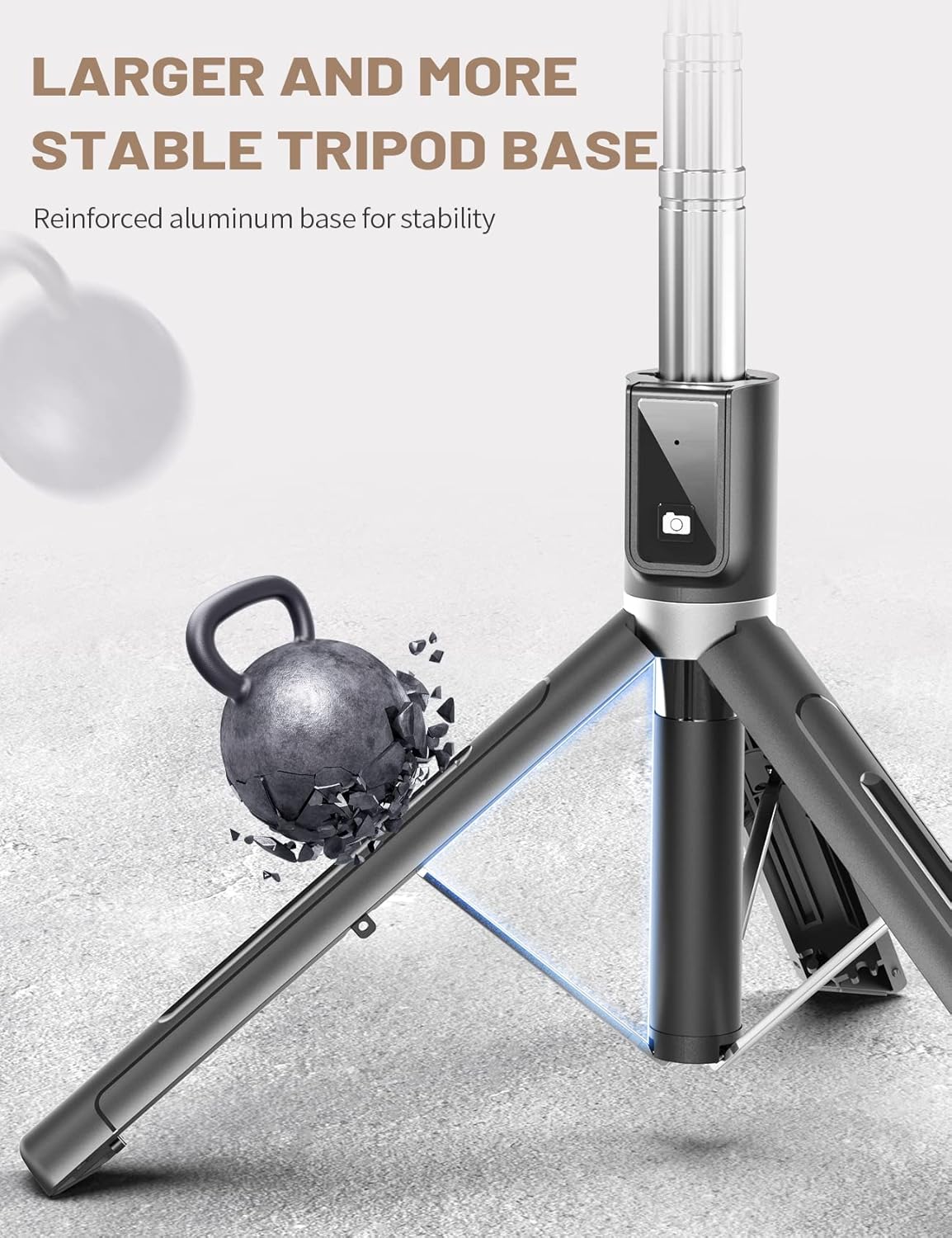 Anxre Selfie stick with reinforced Tripod - 50