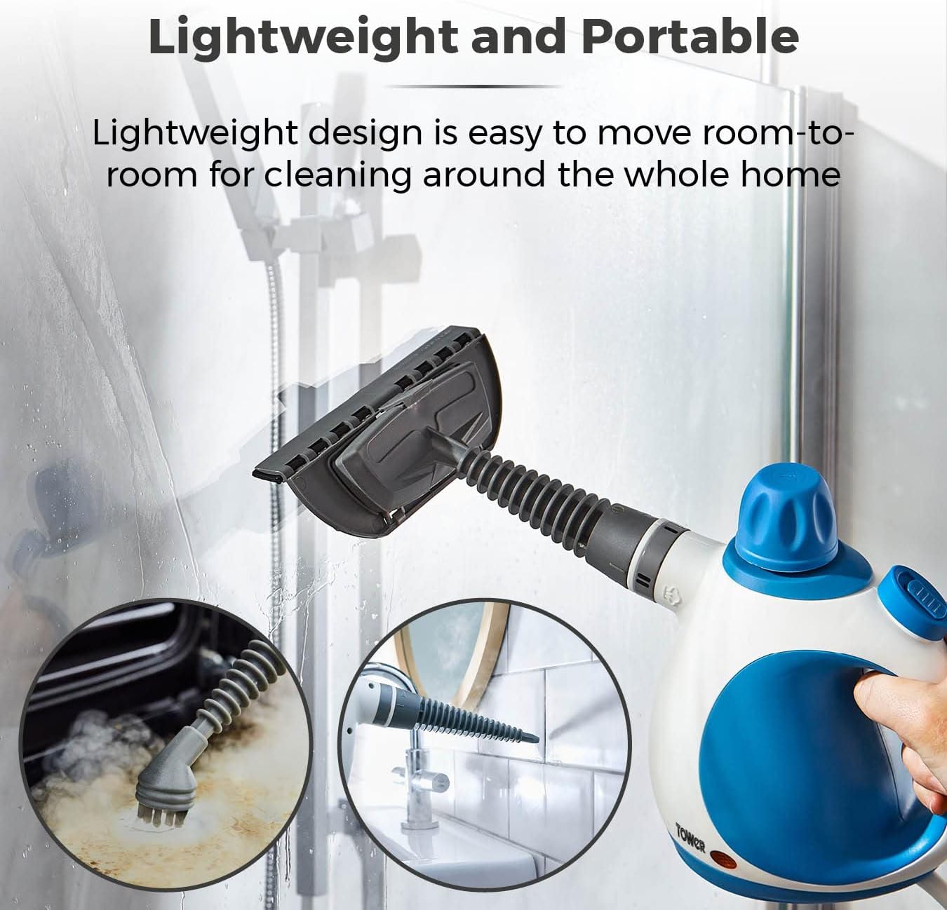 Tower RHS10 Handheld Blue Steam Cleaner | T134000BLU