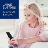 Panasonic Big Button Cordless Phone, Single Handset | KX-TGU130EB