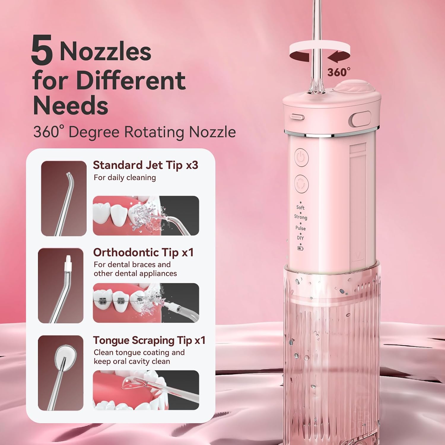 JTF F200 Portable Water Flosser