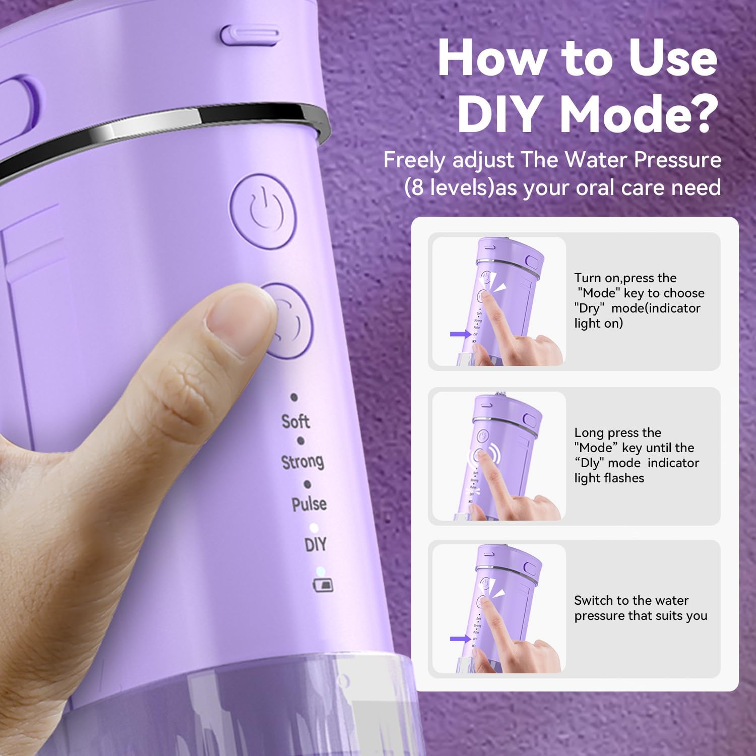 JTF F200 Portable Water Flosser