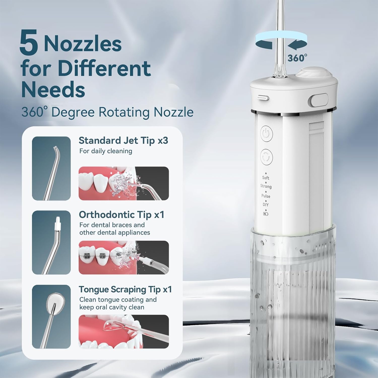 JTF F200 Portable Water Flosser