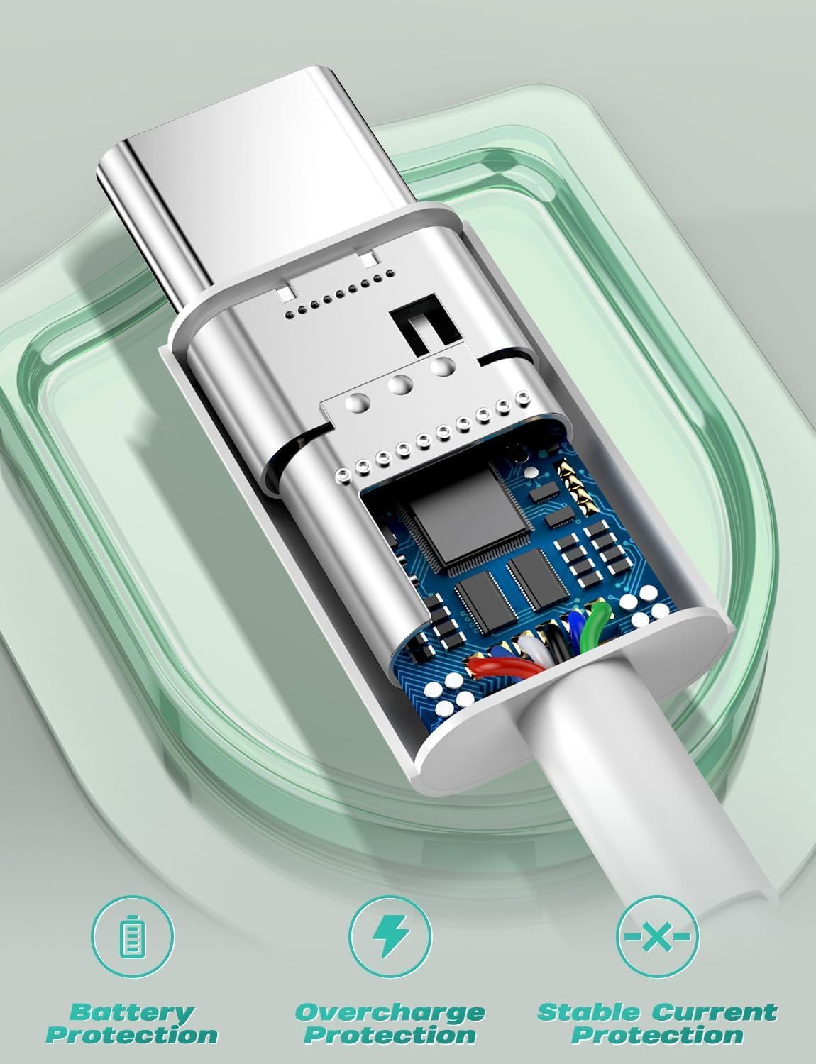 Amasuki 2 Pack USB C Magnetic Charger To iWatch