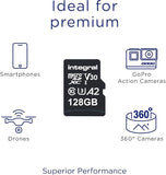 Integral 128GB Micro SD Card MicroSDXC  | ‎INMSDX128G-180/150V30