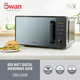 Swan Digital Microwave with 95-Minute Timer, 20L, 800W