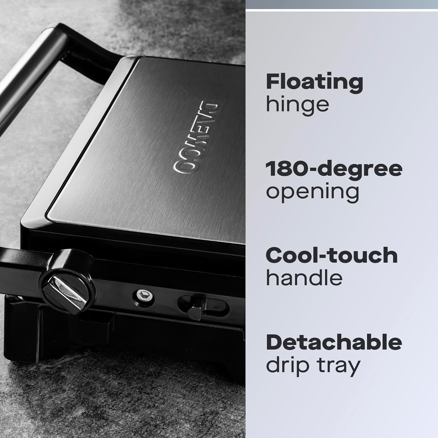 Daewoo 180° Health Grill 1500W Non-Stick Electric Grill - SDA1572