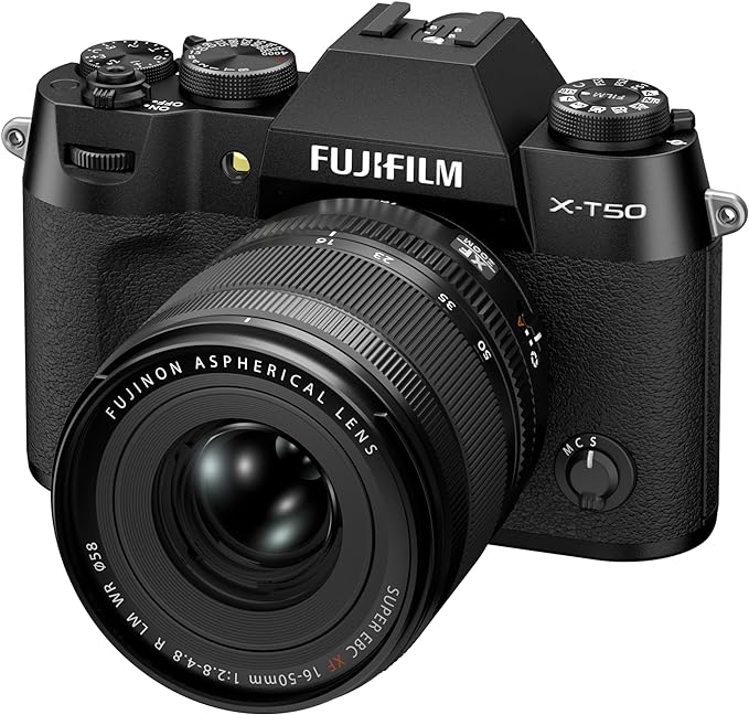 Fujifilm X-T50 with XF16-50mm Kit - Black