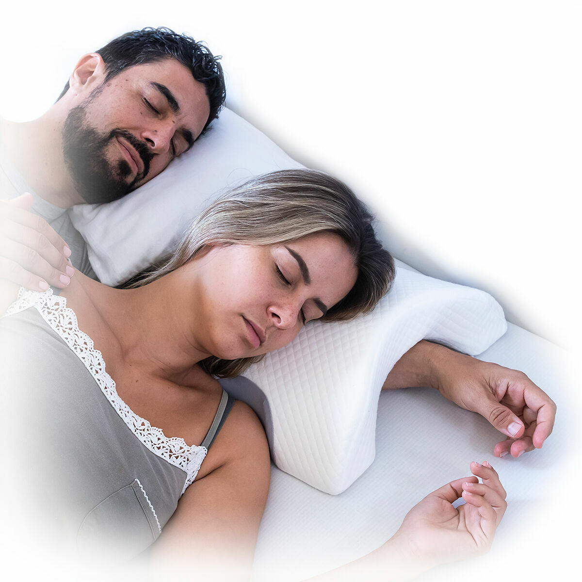 Viscoelastic Cervical Pillow for Couples Cozzy