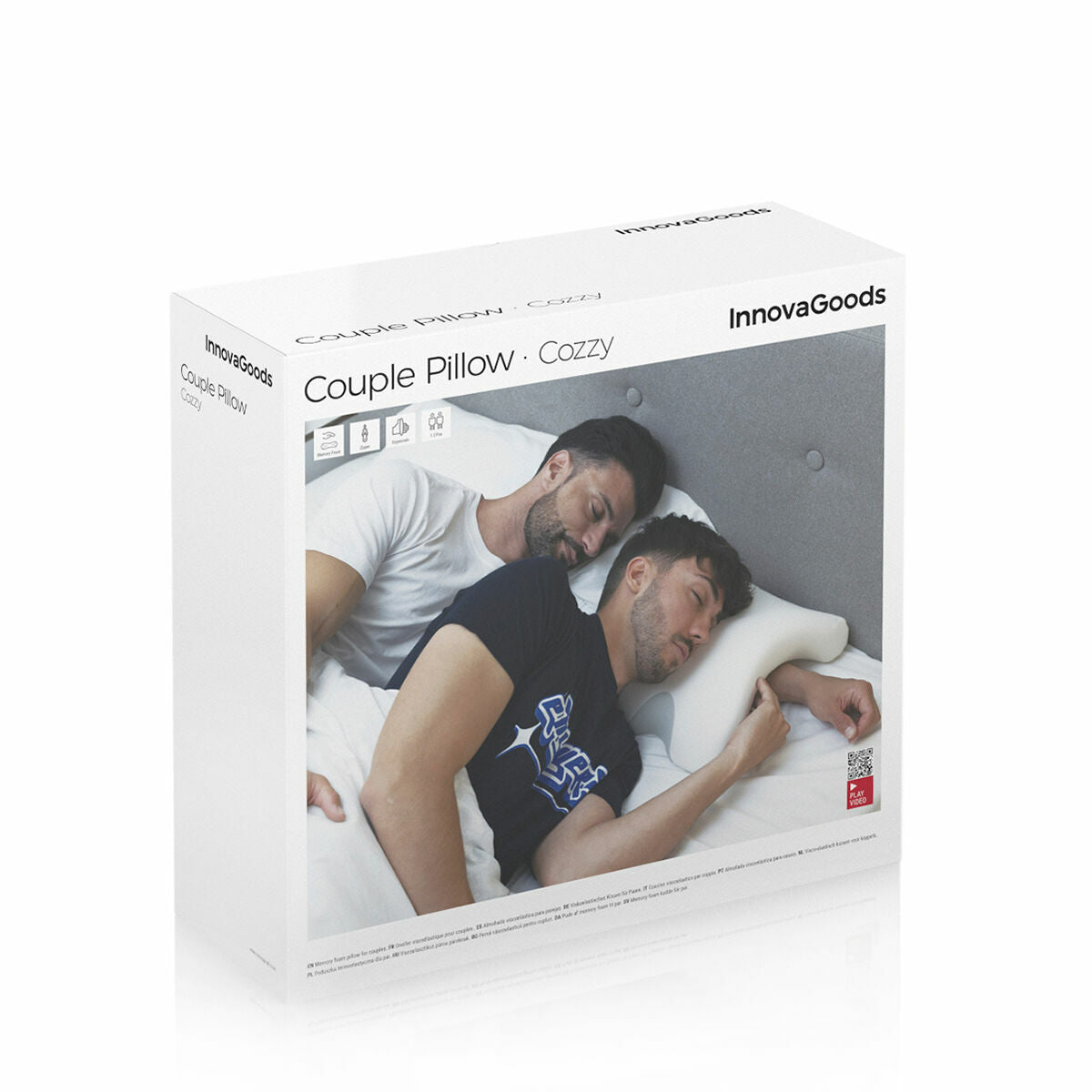 Viscoelastic Cervical Pillow for Couples Cozzy