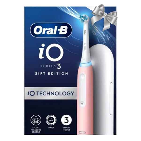 Oral-B Io Series 3 Electric Toothbrush Gift Edition - Pink