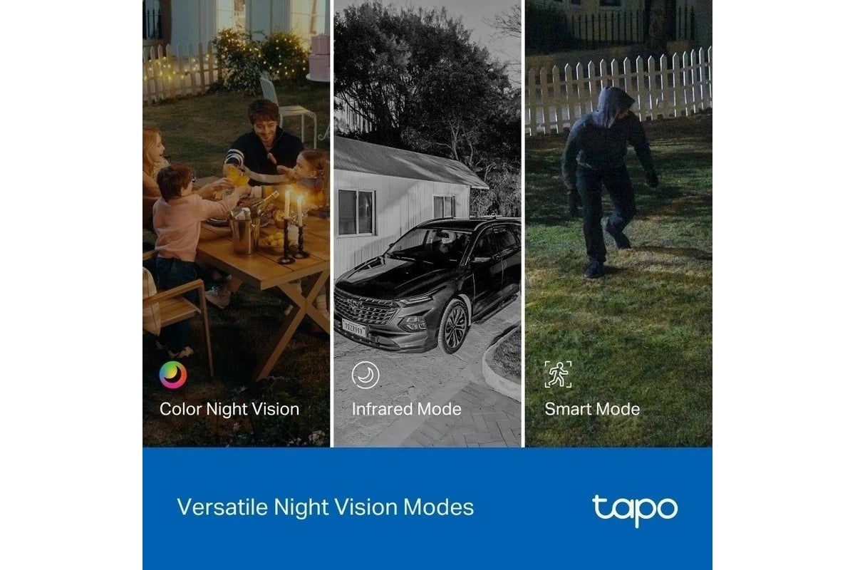 TP-Link Tapo Indoor/Outdoor Dual Lens Pan/Tilt Security Camera - TC34