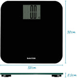 Salter Max Digital Bathroom Scale - Black | 9049-BK3R